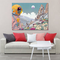 Load image into Gallery viewer, Beyond The Stars Astronaut Horizontal Canvas Wall Art
