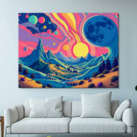 Load image into Gallery viewer, Abstract View Horizontal Canvas Wall Art
