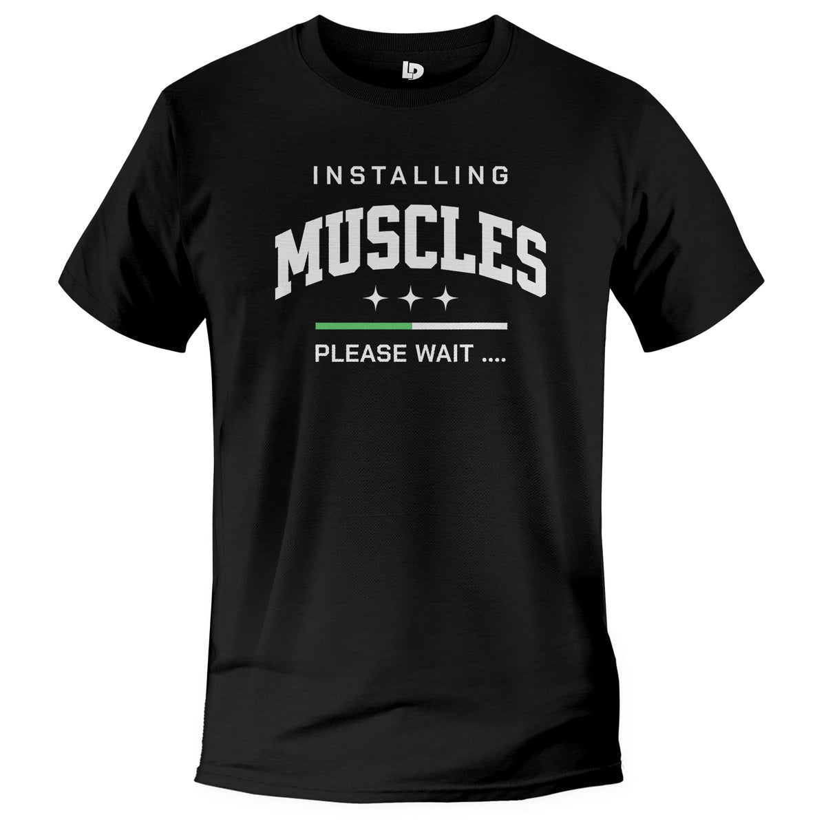 Installing Muscles Tee black color