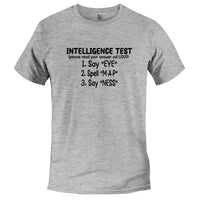 Load image into Gallery viewer, Intelligence Test Tee Athletic Heather color
