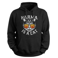 Load image into Gallery viewer, Karma is a Cat Hoodie
