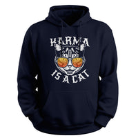 Load image into Gallery viewer, Karma is a Cat Hoodie
