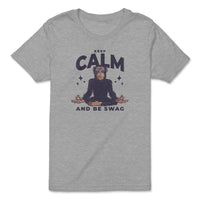 Load image into Gallery viewer, Keep Calm Youth Shirt Athletic Heather color
