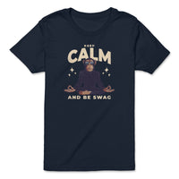 Load image into Gallery viewer, Keep Calm Youth Shirt Navy color
