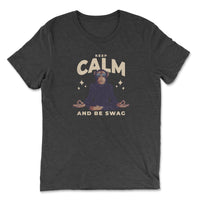Load image into Gallery viewer, Keep Calm Premium Triblend T-Shirt Black Color
