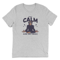 Load image into Gallery viewer, Keep Calm Premium Triblend T-Shirt White Color
