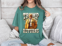Load image into Gallery viewer, Daddy Trump Returns Bootleg T-Shirt light green color
