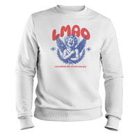 Load image into Gallery viewer, LMAO Crewneck Sweatshirt white color
