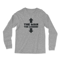 Load image into Gallery viewer, The Legend Long Sleeve Shirt Athletic Heather color
