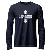 Load image into Gallery viewer, The Legend Long Sleeve Shirt navy color
