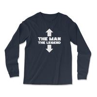 Load image into Gallery viewer, The Legend Long Sleeve Shirt navy color
