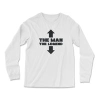 Load image into Gallery viewer, The Legend Long Sleeve Shirt white color
