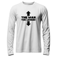 Load image into Gallery viewer, The Legend Long Sleeve Shirt white color
