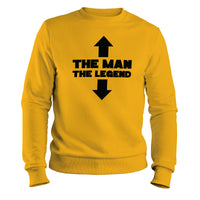 Load image into Gallery viewer, The Legend Crewneck Sweatshirt gold color
