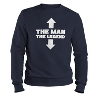 Load image into Gallery viewer, The Legend Crewneck Sweatshirt navy color
