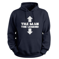 Load image into Gallery viewer, The Legend Hoodie navy color
