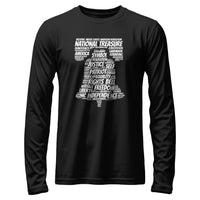 Load image into Gallery viewer, Words of Liberty Long Sleeve Shirt black color
