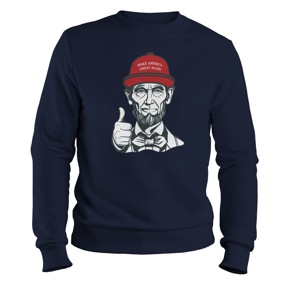 maga abe abraham lincoln maga sweatshirt donald trump