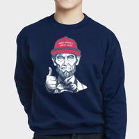 Load image into Gallery viewer, MAGA Abe Youth Crewneck Sweatshirt
