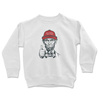 Load image into Gallery viewer, MAGA Abe Youth Crewneck Sweatshirt
