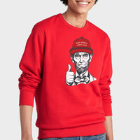 Load image into Gallery viewer, MAGA Abe Crewneck Sweatshirt | Model
