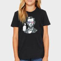 Load image into Gallery viewer, Abe Approves Youth Tee | Model
