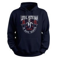 Load image into Gallery viewer, LOYAL VETERAN MILITARY DOG HOODIE, CUTE DESIGN

