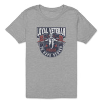 Load image into Gallery viewer, Loyal Veteran Youth Tee | Athletic Heather
