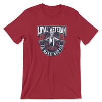 Load image into Gallery viewer, Loyal Veteran Tee | Cardinal
