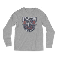 Load image into Gallery viewer, Veteran Long Sleeve Shirt | Athletic Heather
