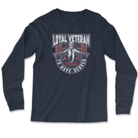 Load image into Gallery viewer, Veteran Long Sleeve Shirt | Navy
