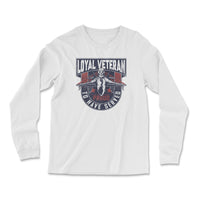 Load image into Gallery viewer, Veteran Long Sleeve Shirt | White
