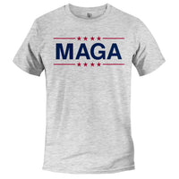 Load image into Gallery viewer, MAGA Patriotic T-shirt Athletic Heather color
