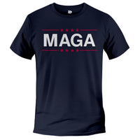 Load image into Gallery viewer, MAGA Patriotic T-shirt Navy color
