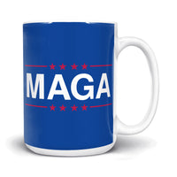 Load image into Gallery viewer, MAGA Mug 15oz dark blue color

