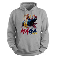 Load image into Gallery viewer, Maga 2024 hoodie sport grey color

