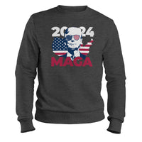 Load image into Gallery viewer, Maga 2024 Crewnecks Sweatshirt dark heather color
