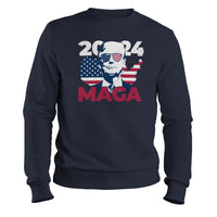 Load image into Gallery viewer, Maga 2024 Crewnecks Sweatshirt navy color
