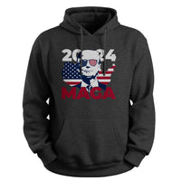 Load image into Gallery viewer, MAGA 2024 dark heather color
