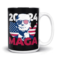 Load image into Gallery viewer, MAGA 2024 Mug 15oz black color

