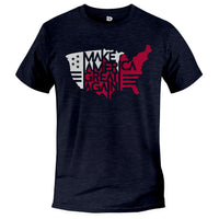 Load image into Gallery viewer, Make America Great again t-shirt Heather Navy color
