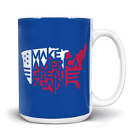 Load image into Gallery viewer, MAGA Mug 15oz  dark blue color

