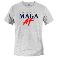 Load image into Gallery viewer, MAGA AF T-shirt Athletic Heather color
