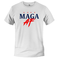 Load image into Gallery viewer, MAGA AF T-shirt white color
