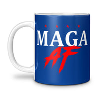 Load image into Gallery viewer, MAGA AF 11oz Mug dark blue color
