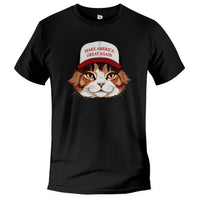 Load image into Gallery viewer, MAGA Cat T-shirt Black Color
