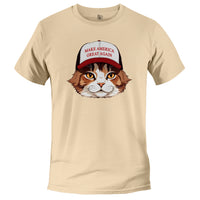Load image into Gallery viewer, MAGA Cat T-shirt soft cream color
