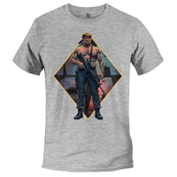 Load image into Gallery viewer, MAGA Trump Commando T-shirt Athletic Heather color
