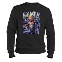 Load image into Gallery viewer, MAGA sweatshirt black color
