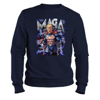 Load image into Gallery viewer, MAGA sweatshirt navy color
